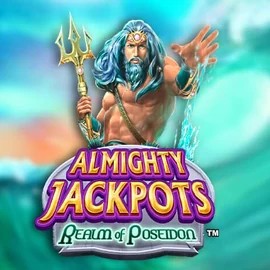 Almighty Jackpots – Realm of Poseidon online game logo by Novomatic on sankran.org