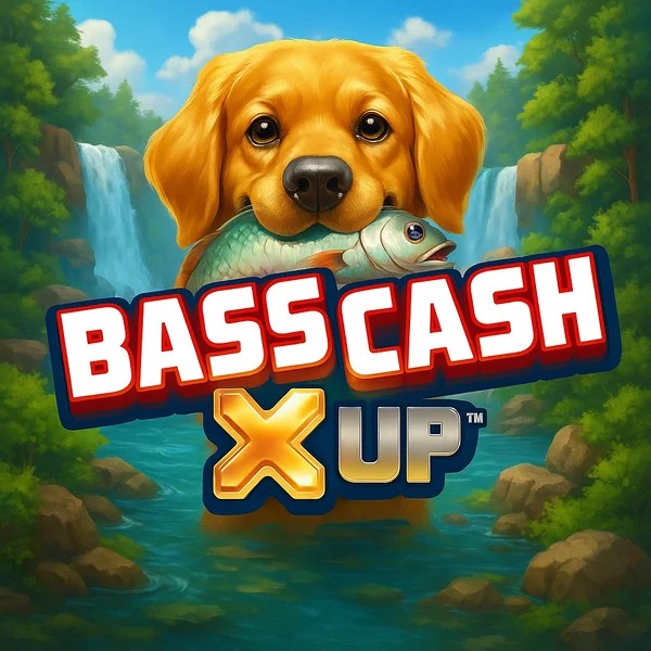 Bass Cash X UP logo – Slots by Alchemy Gaming at Sankra Casino