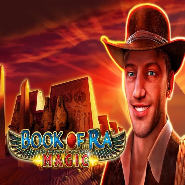 Book of Ra Magic online game logo by Greentube on sankran.org