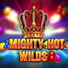Mighty Hot Wilds slot logo by Inspired Gaming at Sankra Casino