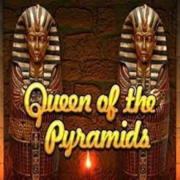 Queen of the Pyramids slot logo by Playtech at Sankra Casino