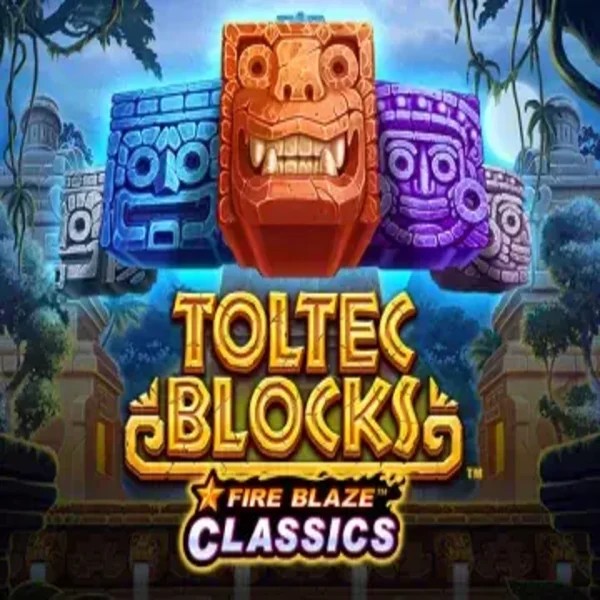 Fire Blaze: Toltec Blocks slot icon by Rarestone Gaming, available at Sankra Casino